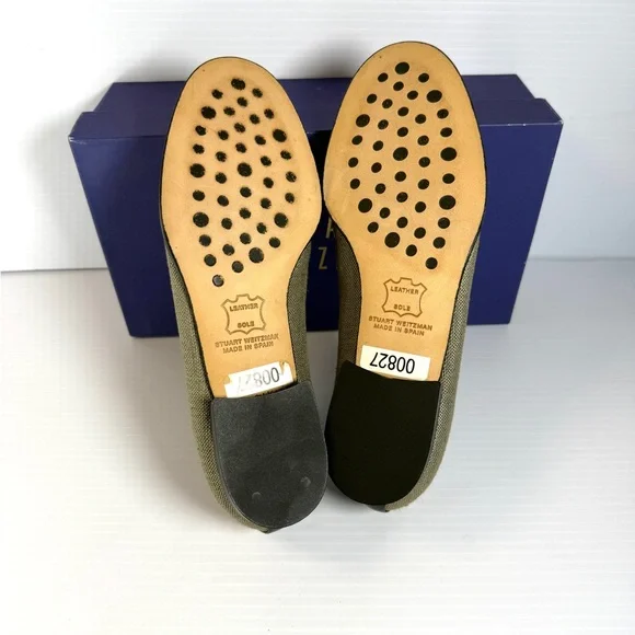 Stuart Weitzman Women's Black and Cream Loafers NWT - Picture 10 of 13